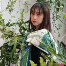 【誤入森林的你】手作毛線編織 連帽圍巾 毛帽 圍脖