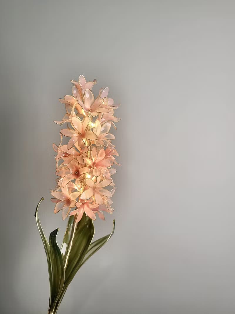 風信子 • 沾浸藝術花燈 【閒逛花間系列】。小夜燈。生日禮物