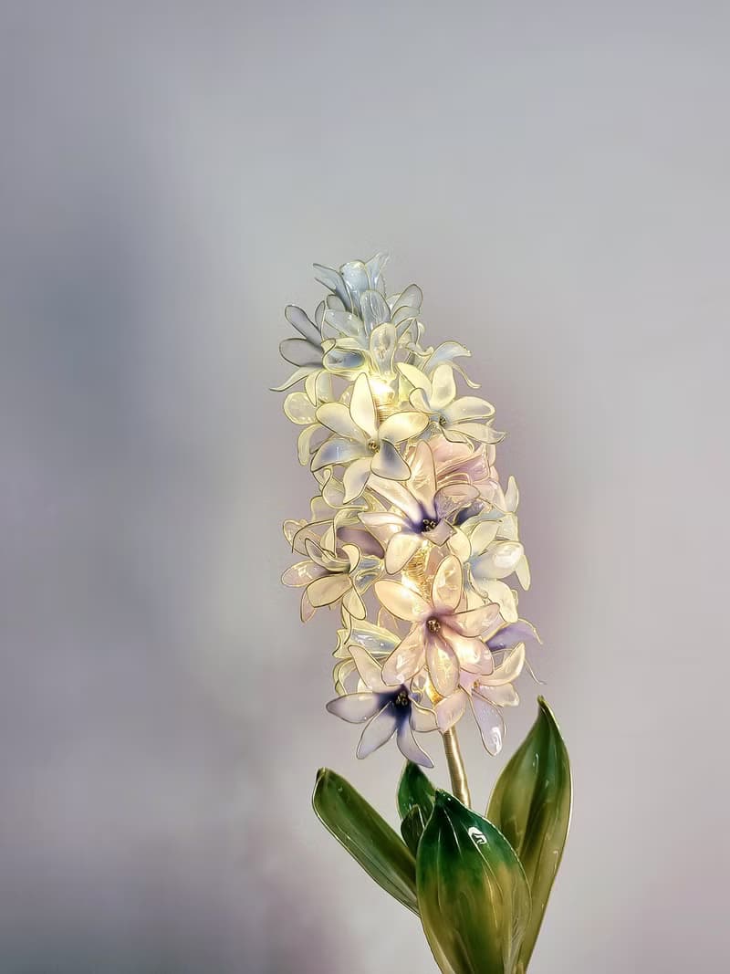 風信子 • 沾浸藝術花燈 【閒逛花間系列】。小夜燈。生日禮物