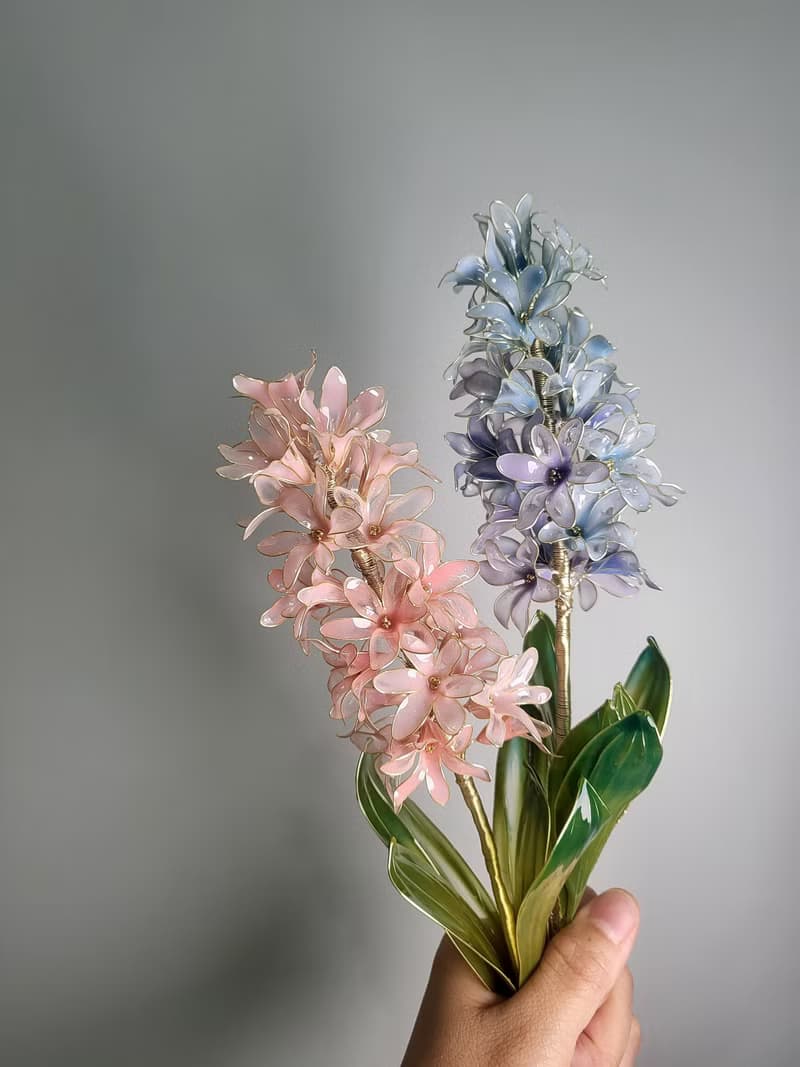 風信子 • 沾浸藝術花燈 【閒逛花間系列】。小夜燈。生日禮物