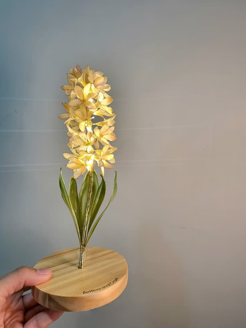 風信子 • 沾浸藝術花燈 【閒逛花間系列】。小夜燈。生日禮物