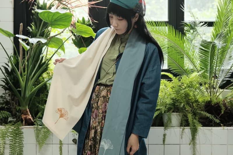 【銀杏】手感棉麻圍巾系列