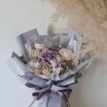 【畢業花束】畢業禮物 永生玫瑰 玫瑰花束 永生花束 玻璃球