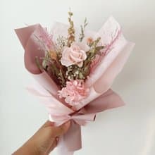 邱比特玫瑰永生乾燥花束 結婚求婚告白捧花生日畢業花束禮物