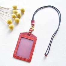 直式皮革證件套/gogoro2 gogoro3 S2感應卡皮套-棗紅