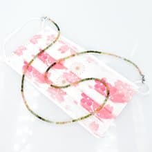 寶麗金珠寶-天然黃綠碧璽口罩鍊(眼鏡鍊)