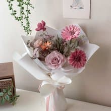 畢業花束 太陽花 永生花 莓夏光芒 畢業季