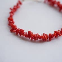 天然イタリアンサンゴとカレンシルバーのブレスレット