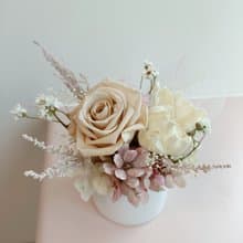 內湖 情人節手作雙人方案 永生玫瑰桌花體驗企業課程大學生文化幣