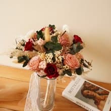 【竒植花物】經典浪漫永生乾燥捧花 求婚花束 情人節 新娘捧花