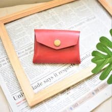 萬用小錢包B款 名片夾 手工縫製 植揉牛皮【CarlosHuang阿卡】