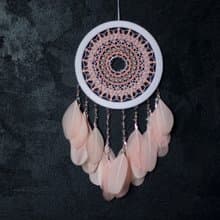 Pink dream catcher for girl | Pink nursery dream catcher | ตาข่ายดักฝันสีชมพู