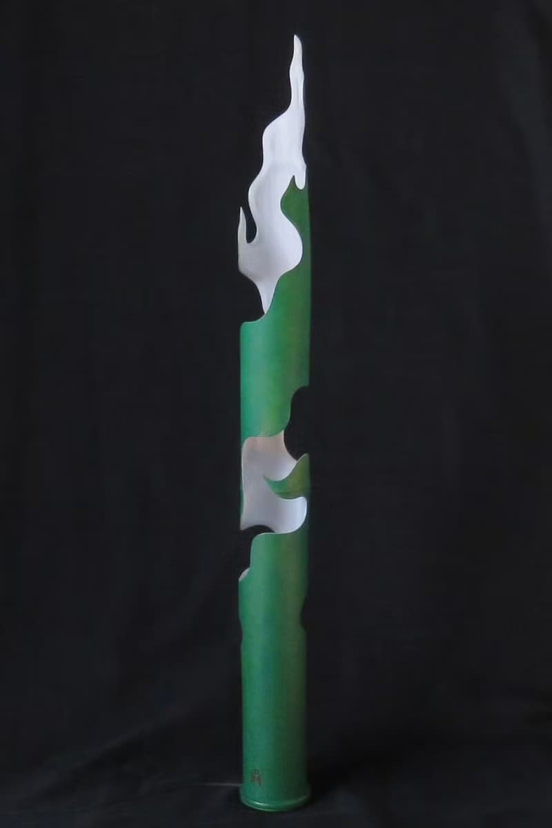 青龍 - 火形鏤空 LED 桂竹創意立燈 / 桌燈