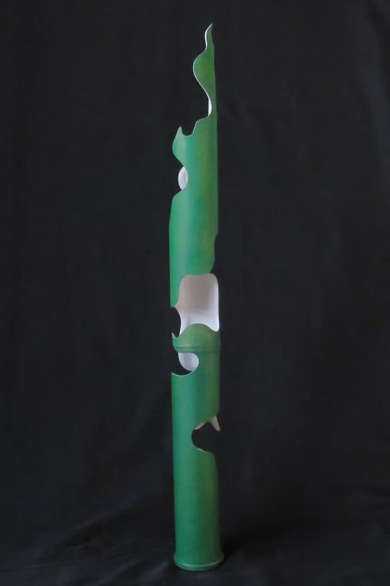 青龍 - 火形鏤空 LED 桂竹創意立燈 / 桌燈