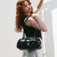 韓國製 MUR Poi 手袋/單肩包/手提袋 (Black)