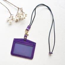 橫式皮革證件套/gogoro2 gogoro3 S2感應卡皮套-葡萄紫