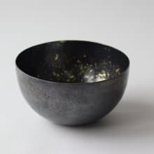 小さい建水   ー 金散らし ー
