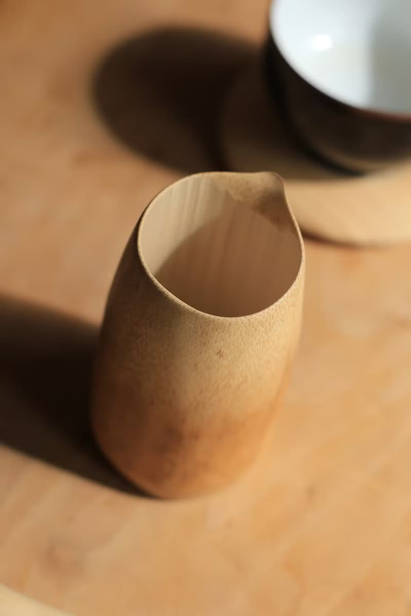 手工打磨 原創竹茶器 | 竹茶杯 公道杯 茶具 | 老斑竹 | 接單訂制