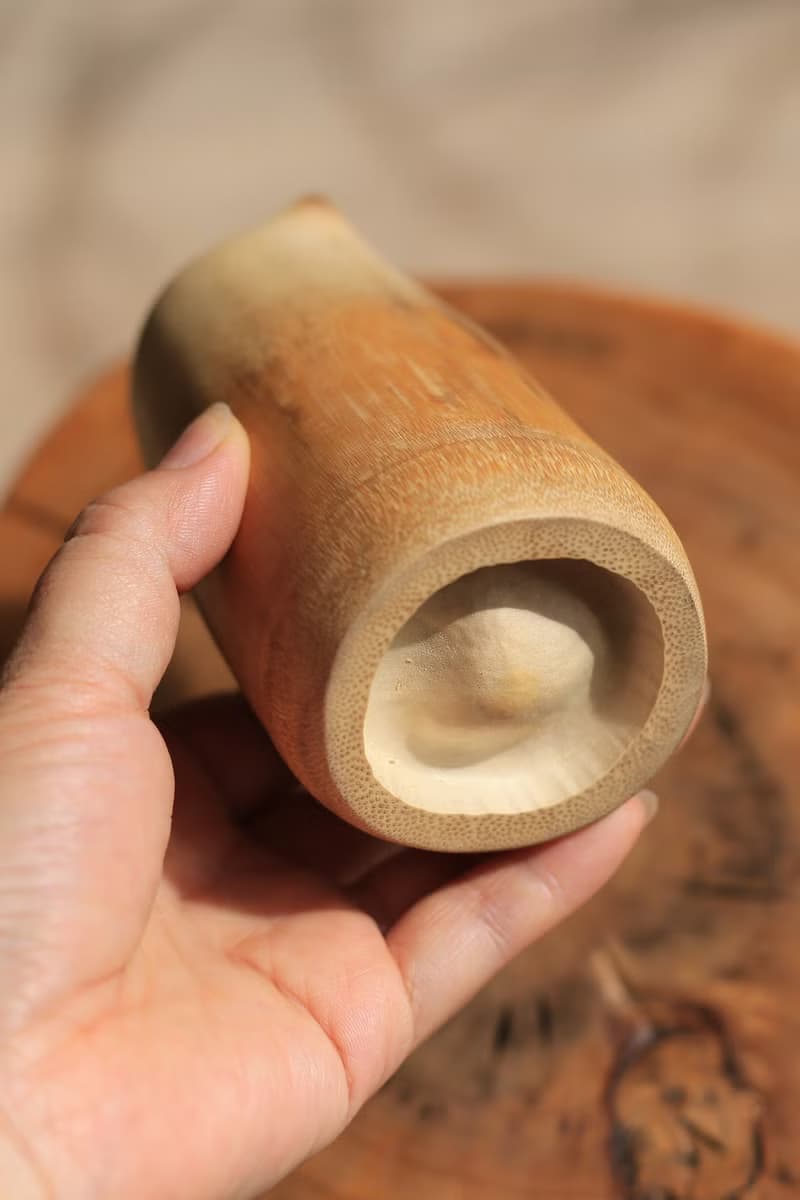 手工打磨 原創竹茶器 | 竹茶杯 公道杯 茶具 | 老斑竹 | 接單訂制