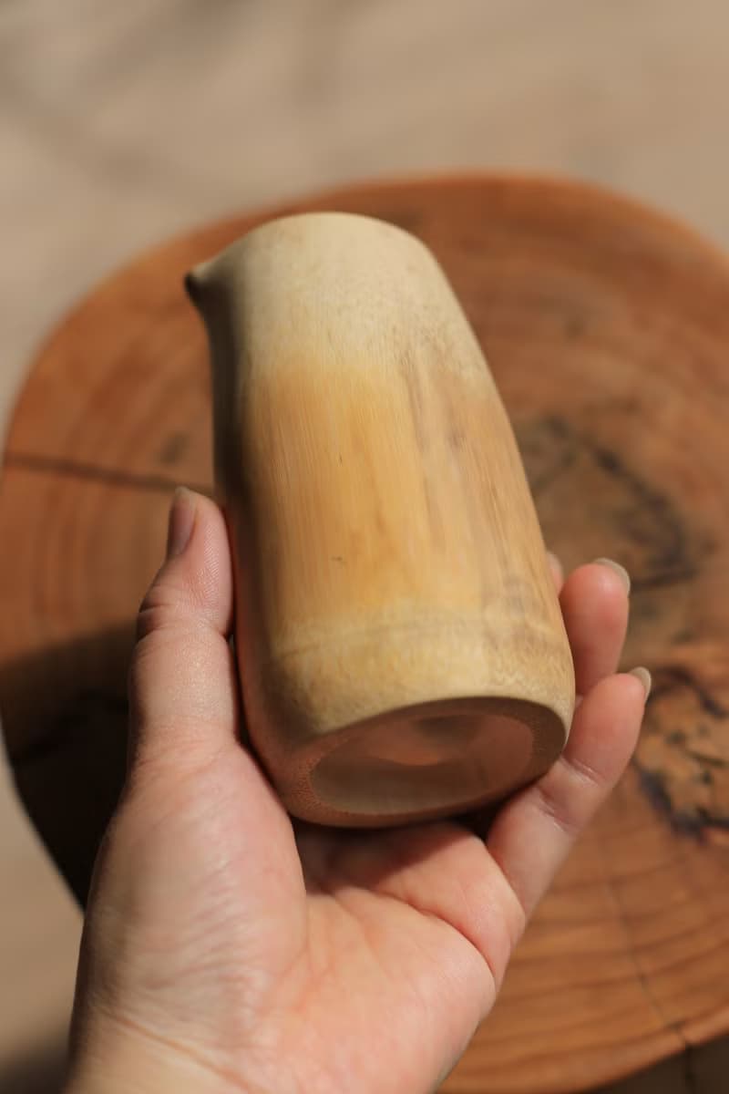 手工打磨 原創竹茶器 | 竹茶杯 公道杯 茶具 | 老斑竹 | 接單訂制