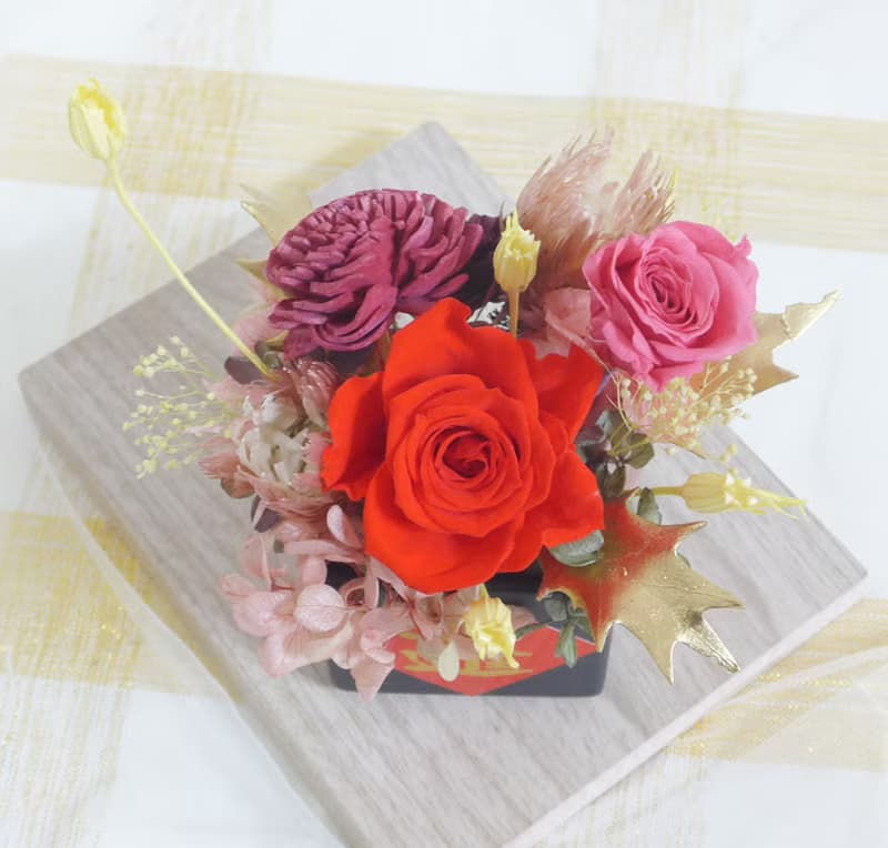 情人節禮物花束開運招財盆花 結婚捧花永生花畢業花束玫瑰生日七
