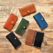日本製 馬皮革 名片夾 真皮 business card case