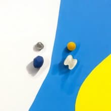 多材質不對稱混搭耳環