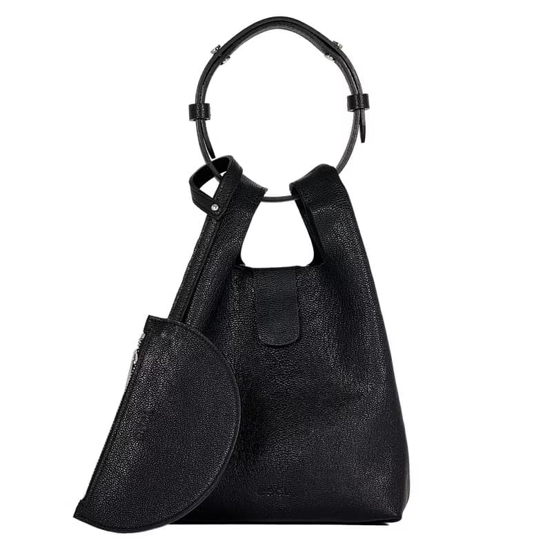 Half Moon Pouch Black_ card holder & coins purse_ bag acc