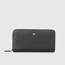 【免費升級送禮包裝】欣娜 12卡拉鍊長夾-黑色/BF820-602-BK