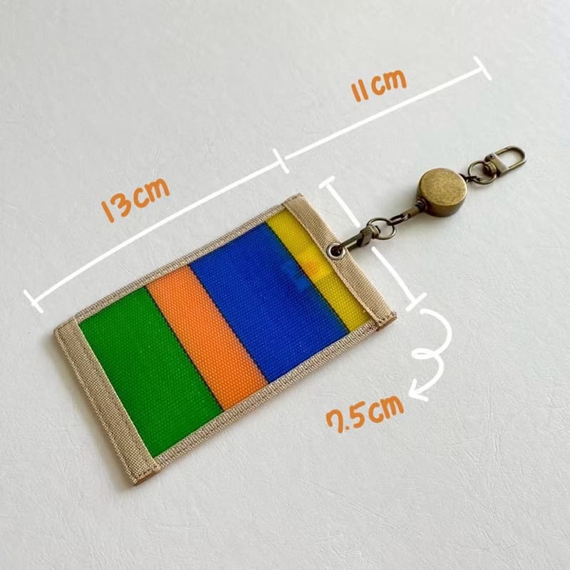 台灣LV-茄芷優遊趣-伸縮卡套(古著紋)