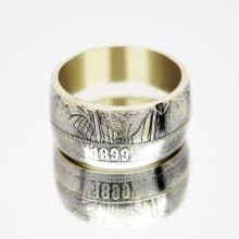 Coin Ring Anubis Egypt coin rings for men coin rings for women mens coin ring