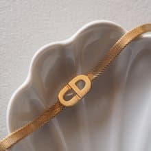 Christian Dior ディオール CD ロゴ ブレスレット ゴールド ヴィンテージ