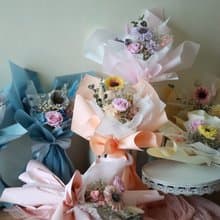 時光漫漫 多色 非洲菊 太陽花 玫瑰 畢業  不凋花花束