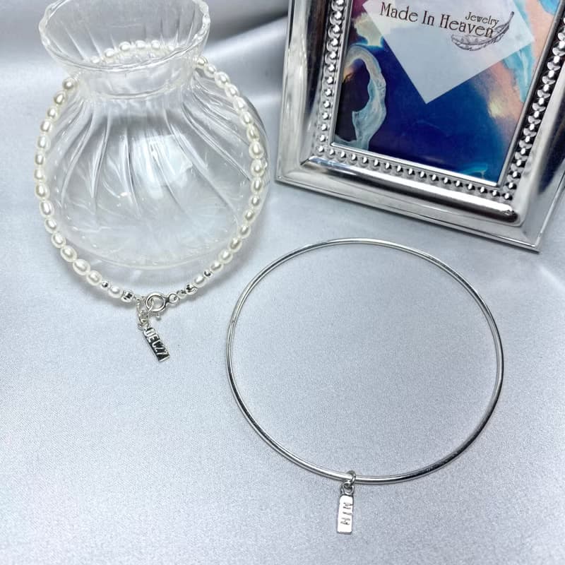 MIH金工首飾 | 極簡風925純銀手環 minimalist silver bangle