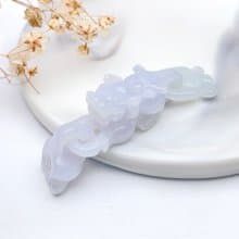 【招財神獸】春帶彩翡翠貔貅吊飾 | 天然緬甸玉翡翠A貨