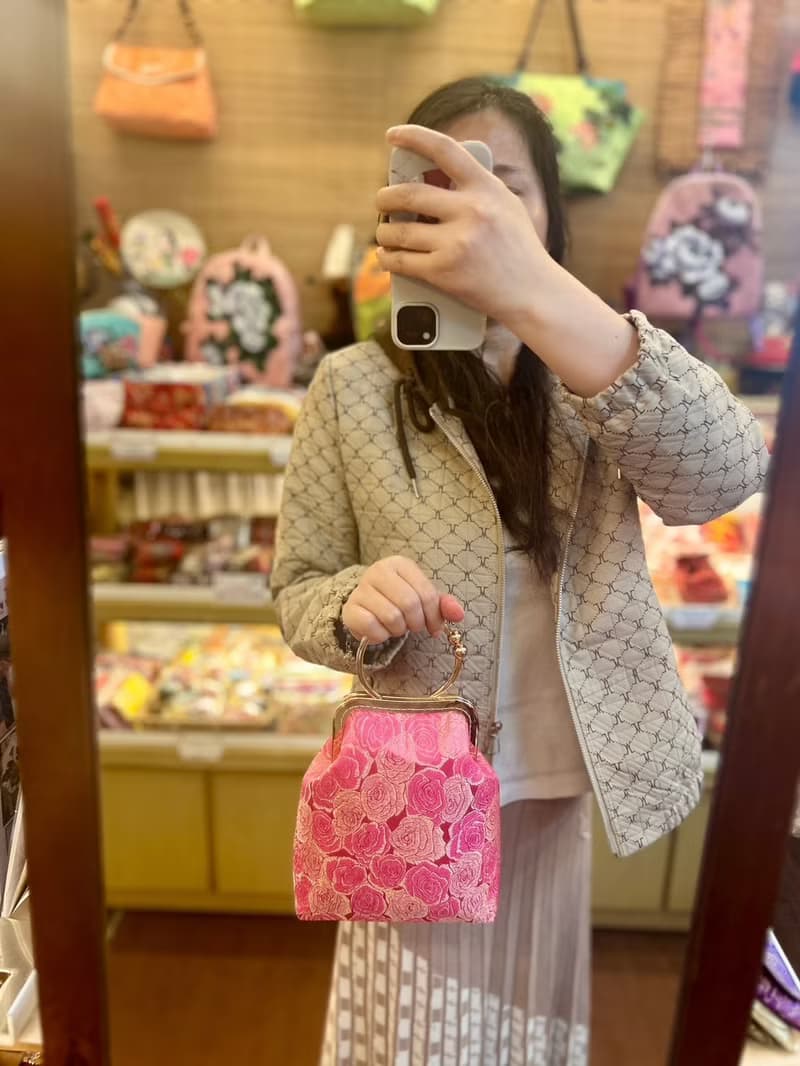 手作的溫度玫瑰元素愛情來啦手縫口金包情人節女人節專場