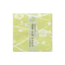 京友禪染手帕 / 梅花 綠色