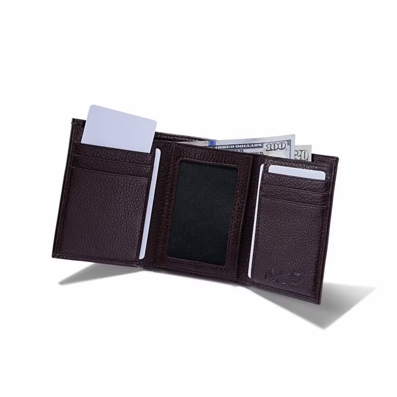 【情人節禮物/24H出貨】小皮夾/三折短夾/男皮夾 6卡 交換禮物