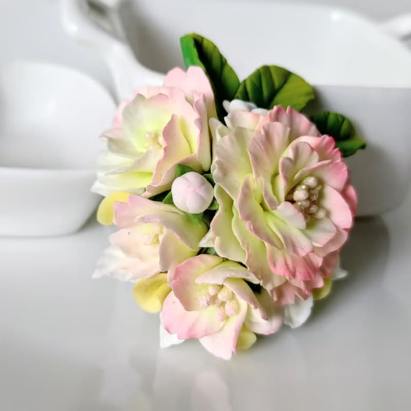 手作櫻花浪漫擺飾ATO18 純手工黏土創作 小擺飾