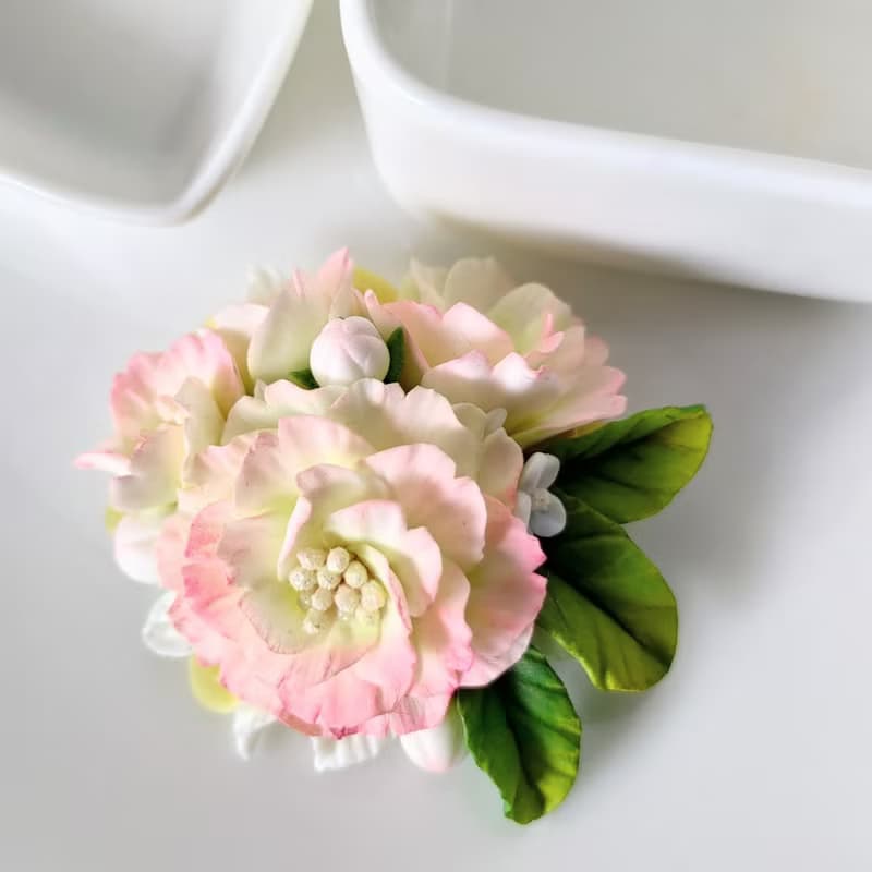 手作櫻花浪漫擺飾ATO18 純手工黏土創作 小擺飾