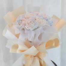 黃色花束/香皂花花束/生日花束/情人節花束/告白花束/約會花束/花