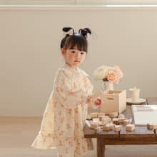 cute bear lovely premium corduro baby dress