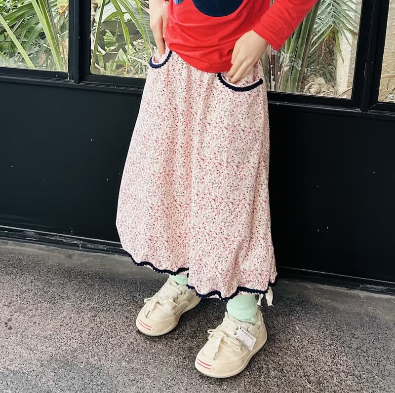 碎花燈籠裙 / 半身裙 裙子 童裝