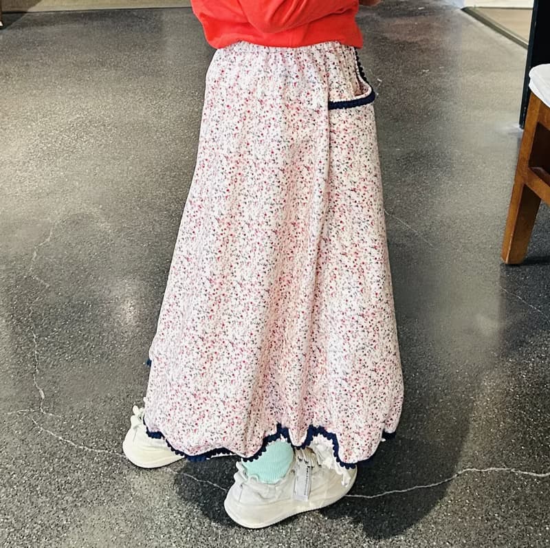 碎花燈籠裙 / 半身裙 裙子 童裝