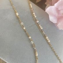 手作手鍊  月光石 日本手作家