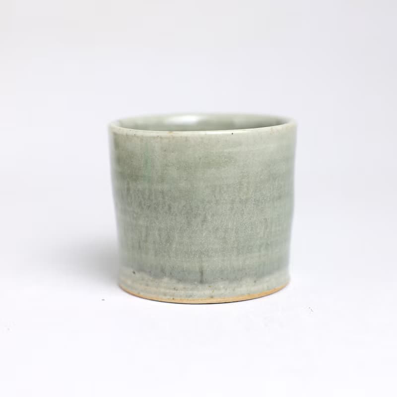 明芽窯 | 柴燒青瓷水杯 茶杯 陶杯 杯子 萬用杯 蒐藏品 H9