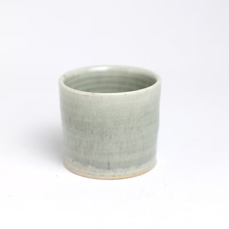 明芽窯 | 柴燒青瓷水杯 茶杯 陶杯 杯子 萬用杯 蒐藏品 H9