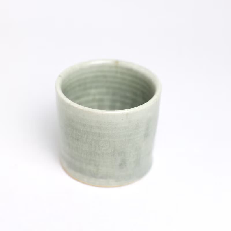 明芽窯 | 柴燒青瓷水杯 茶杯 陶杯 杯子 萬用杯 蒐藏品 H9