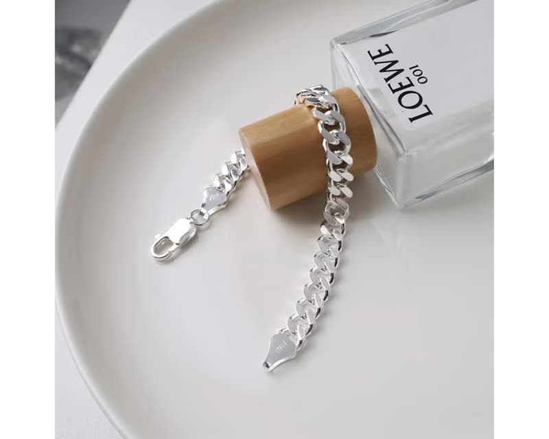 I 古巴 I 925純銀手鍊