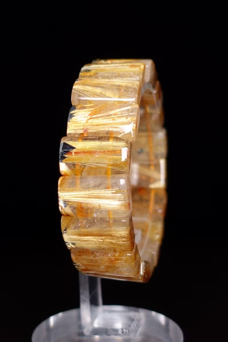 寶麗金珠寶-天然鈦晶手排